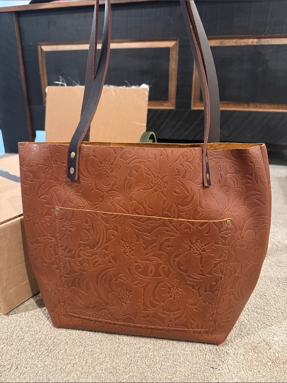 Portland Leather Medium Tote Meadow